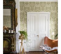 Galerie Hjarterum Collection Cream Berit Honeysuckle Trellis Wallpaper Roll