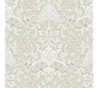 Galerie Hjarterum Collection Gold Ojvind Floral Swan Wallpaper Roll