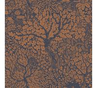Galerie Hjarterum Collection Green Olle Forest Leaf Motif A4 Wallpaper Sample