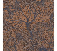 Galerie Hjarterum Collection Green Olle Forest Leaf Motif Wallpaper Roll