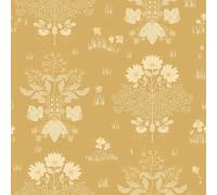 Galerie Hjarterum Collection Greige Edla Wild Flower Field Wallpaper Roll