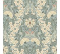 Galerie Hjarterum Collection Olive Ojvind Floral Swan Wallpaper Roll