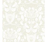 Galerie Hjarterum Collection White Berit Honeysuckle Trellis A4 Wallpaper Sample