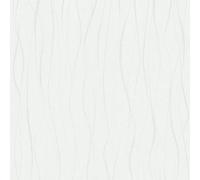 Galerie Home Collection White Geometric Wave Lines Wallpaper Roll