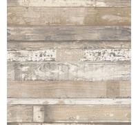 Galerie Homestyle Beige Brown Beachwood Smooth Wallpaper