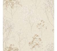Galerie Homestyle Beige Queen Annes Lace Smooth A4 Wallpaper Sample