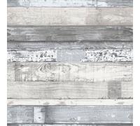 Galerie Homestyle Blue Grey Beachwood Smooth A4 Wallpaper Sample