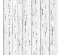 Galerie Homestyle White Blue Grey Shiplap Smooth Wallpaper