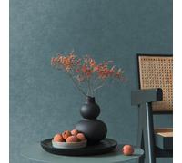 Livingwalls Non-Woven Wallpaper - Plain Wallpaper 395669 in Blue - High-Quality Wallpaper Plain for Various Rooms - 10.05 m x 0.53 m - Made in Germany