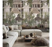 Galerie Horizon Brown Tropical Pavillion Mural