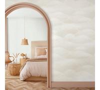 Galerie Hotel Cream Rolling Hills Glitter Landscape Wallpaper Roll