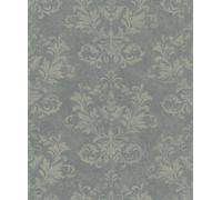 Galerie Hotel Gold/grey Embossed Damask Glitter A4 Wallpaper Sample