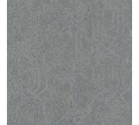 Galerie Hotel Grey Embossed Geometric Glitter Trellis Wallpaper Roll
