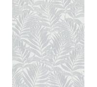 Galerie Hotel White/silver Glitter Botanical Palm Leaf Design A4 Wallpaper Sample