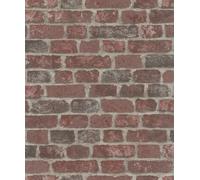 Galerie Industrial Effects Red Glass Stone Brick Effect A4 Wallpaper Sample