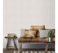 Galerie Into The Wild Silver Bamboo Stripe Wallpaper Roll