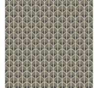Galerie Italian Style Brown Geometric Arch Design Wallpaper Roll
