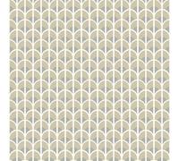 Galerie Italian Style Cream Geometric Arch Design A4 Wallpaper Sample