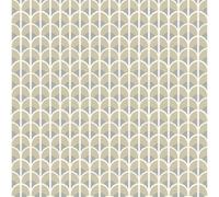 Galerie Italian Style Cream Geometric Arch Design Wallpaper Roll
