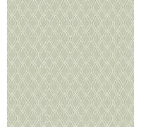 Galerie Italian Style Green Geometric Trellis Wallpaper Roll