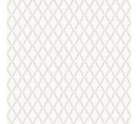 Galerie Italian Style White Geometric Trellis Wallpaper Roll