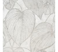 Galerie Julie Feels Home Beige Large Shimmery Monstera Leaf A4 Wallpaper Sample