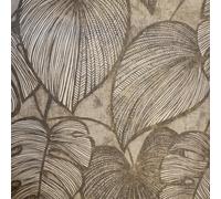 Galerie Julie Feels Home Bronze Large Shimmery Monstera Leaf A4 Wallpaper Sample