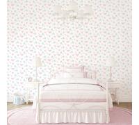 Galerie Just 4 Kids 2 Pink White Blue Pretty Birds Smooth Wallpaper
