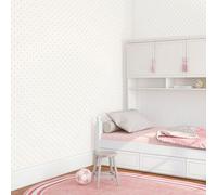 Galerie Just 4 Kids 2 Pink White Small Stars Smooth Wallpaper