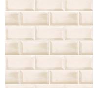 Galerie Just Kitchens Beige Metro Tile A4 Wallpaper Sample