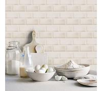 Galerie Just Kitchens Beige Metro Tile Wallpaper Roll