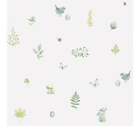Galerie Just Kitchens White Meadow Spot A4 Wallpaper Sample