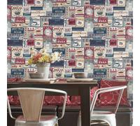 Galerie Kitchen Recipes Blue Enamel Signs Smooth Wallpaper