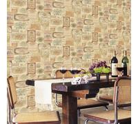 Galerie Kitchen Recipes Multi-Coloured Vino Smooth Wallpaper
