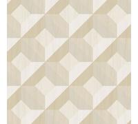 Galerie Kitchen Style 3 Cream Grey Beige 3D Geo Wood Smooth Wallpaper