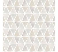 Galerie Kitchen Style 3 Grey Beige Geo Triangles Smooth Wallpaper