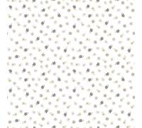 Galerie Little Explorers 2 Beige Five Leaf Flower A4 Wallpaper Sample