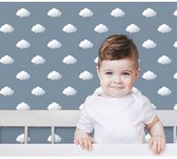 Galerie Little Explorers 2 Blue Cloud Wallpaper Roll