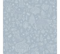 Galerie Little Explorers 2 Blue Forest Kingdom Wallpaper Roll