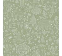 Galerie Little Explorers 2 Green Forest Kingdom Wallpaper Roll