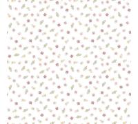 Galerie Little Explorers 2 Pink Five Leaf Flower A4 Wallpaper Sample