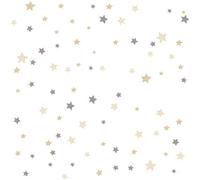 Galerie Little Explorers 2 Silver Stars A4 Wallpaper Sample