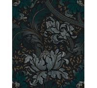 Galerie Llewelyn-Bowen Off The Wall Blue Floral Lb25144 A4 Wallpaper Sample