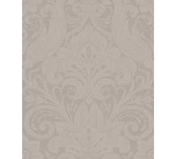 Galerie Llewelyn-Bowen Off The Wall Flock Beige Damask Lb25171 A4 Wallpaper Sample