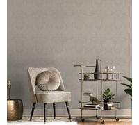 Galerie Llewelyn-Bowen Off The Wall Flock Beige Damask Lb25171 Wallpaper