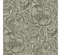 Galerie Llewelyn-Bowen Off The Wall Green Floral LB25111 Wallpaper