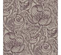 Galerie Llewelyn-Bowen Off The Wall Red Floral Lb25115 A4 Wallpaper Sample