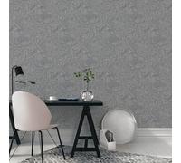 Galerie Llewelyn-Bowen Off The Wall Silver Grey Floral Lb25114 Wallpaper
