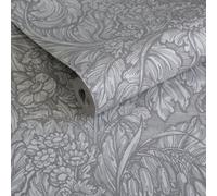 Galerie Llewelyn-Bowen Off The Wall Silver Grey Floral Lb25137 Wallpaper