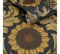 Galerie Llewelyn-Bowen Off The Wall Yellow Floral Lb25147 Wallpaper